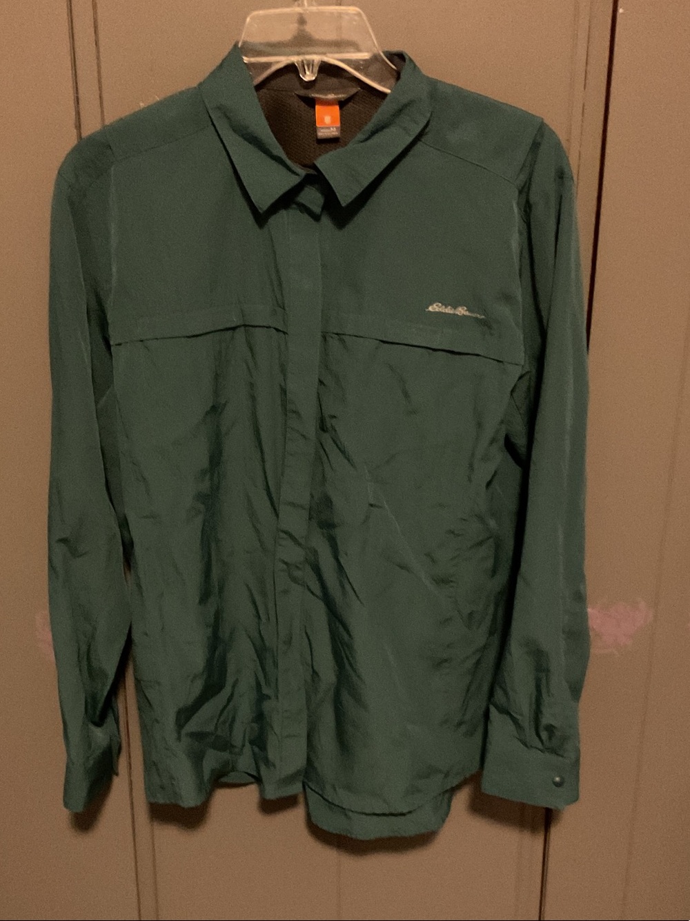 Eddie Bauer Teal Green Button-Down Shirt